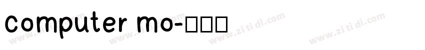 computer mo字体转换